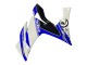 Migliori Carena Moto Yamaha YZF R3/R25 2015-2018 - Bianco Blu Nero Corsa