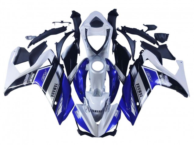 Migliori Carena Moto Yamaha YZF R3/R25 2015-2018 - Bianco Blu Nero Yamalube