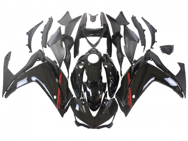 Migliori Carena Moto Yamaha YZF R3/R25 2015-2018 - Nero Lucido Rosso Bianco
