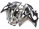 Migliori Carena Moto Yamaha YZF R3/R25 2015-2018 - Argento Nero