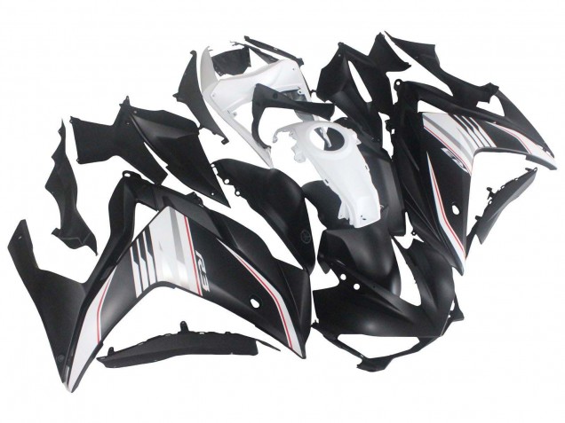 Migliori Carena Moto Yamaha YZF R3/R25 2015-2018 - Bianco Rosso Nero Opaco