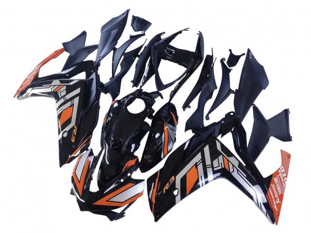 Migliori Carena Moto Yamaha YZF R3/R25 2015-2018 - Blu Arancia Argento Yamalube