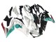 Migliori Carena Moto Yamaha YZF R3/R25 2015-2018 - Bianco Verde Nero Lucido