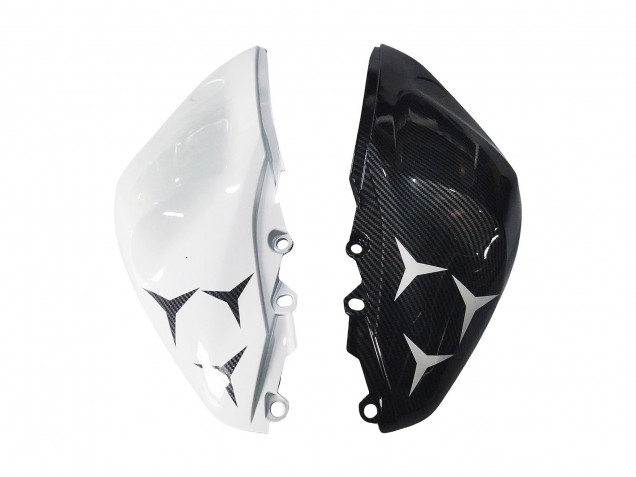 Migliori Carena Moto Yamaha YZF R3/R25 2015-2018 - Bianco Verde Nero Lucido