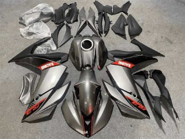 Migliori Carena Moto Yamaha YZF R3/R25 2015-2018 - Argento Rosso Nero Corsa