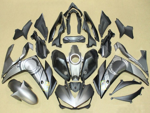 Migliori Carena Moto Yamaha YZF R3/R25 2015-2018 - Grigio Nero