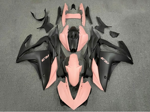 Migliori Carena Moto Yamaha YZF R3/R25 2015-2018 - Rosa Nero Opaco