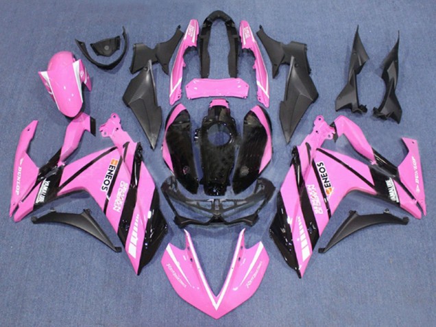 Migliori Carena Moto Yamaha YZF R3/R25 2015-2018 - Rosa Nero Yamalube ENEOS