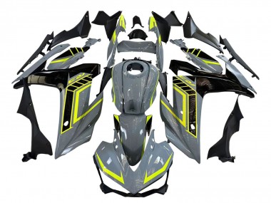 Migliori Carena Moto Yamaha YZF R3/R25 2015-2018 - Nardo Grigio Neon Giallo Nero