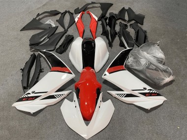 Migliori Kit Carena Moto Yamaha YZF R3/R25 2015-2018 - Bianco Rosso Nero