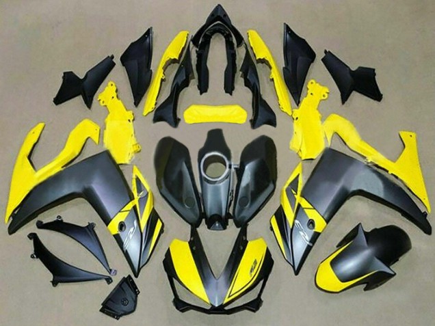 Migliori Carena Moto Yamaha YZF R3/R25 2015-2018 - Giallo Nero