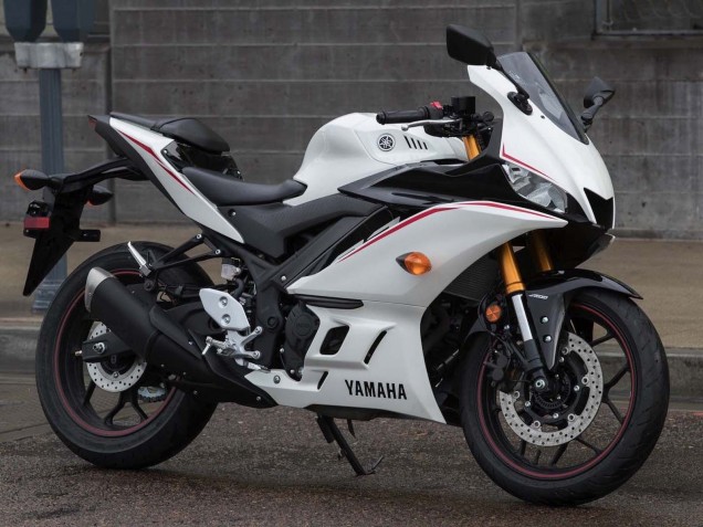 Migliori Carena Moto Yamaha YZF R3/R25 2015-2018 - Bianco Rosso