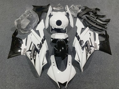 Migliori Carena Moto Yamaha YZF R3/R25 2019-2021 - Bianco Nero Lucido