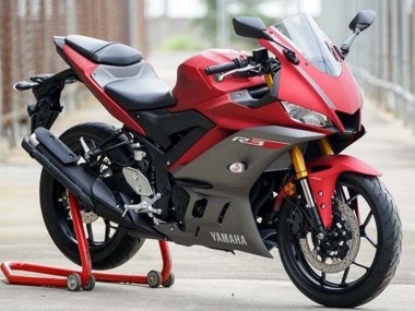 Migliori Carena Moto Yamaha YZF R3/R25 2019-2021 - Rosso Grigio