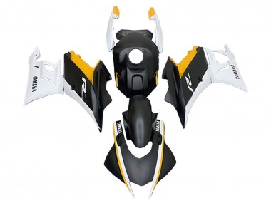 Migliori Carena Moto Yamaha YZF R3/R25 2019-2021 - Bianco Giallo Nero Opaco