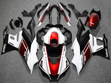 Migliori Carena Moto Yamaha YZF R3/R25 2019-2021 - Bianco Rosso Nero