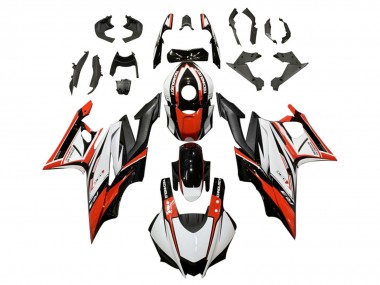 Migliori Carena Moto Yamaha YZF R3/R25 2019-2021 - Bianco Rosso Nero