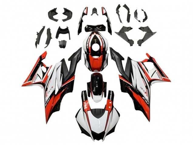 Migliori Carena Moto Yamaha YZF R3/R25 2019-2021 - Bianco Rosso Nero