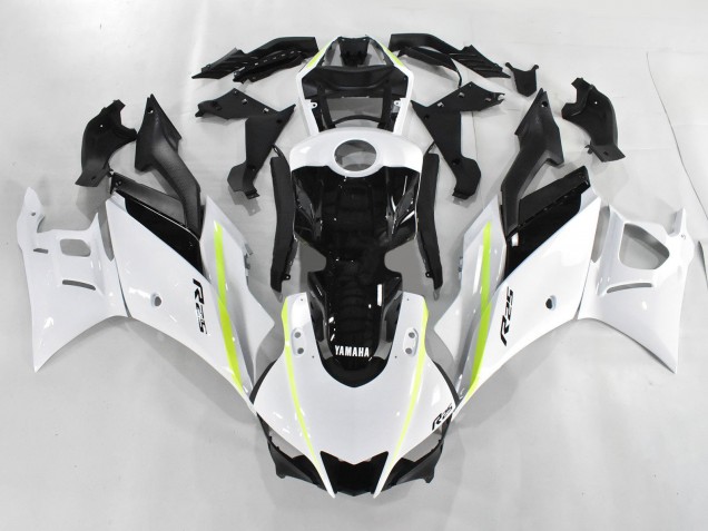 Migliori Carena Moto Yamaha YZF R3/R25 2019-2021 - Bianco Verde Nero