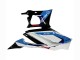 Migliori Carena Moto Yamaha YZF R3/R25 2019-2021 - Bianco Blu Rosso Nero Lucido