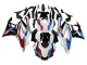 Migliori Carena Moto Yamaha YZF R3/R25 2019-2021 - Bianco Blu Rosso Nero Lucido