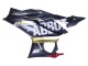 Migliori Carena Moto Yamaha YZF R3/R25 2022-2024 - Nero Fibra di Carbonio Stile Oro Rosso ABBOT