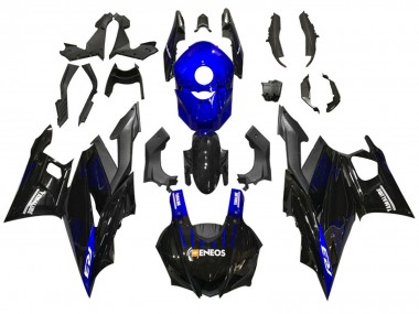 Migliori Carena Moto Yamaha YZF R3/R25 2022-2024 - Blu Nero ENEOS Yamalube
