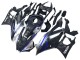Migliori Carena Moto Yamaha YZF R3/R25 2022-2024 - Marmo Nero Argento Blu Forgiato Fibra di Carbonio Stile