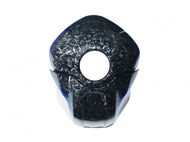 Migliori Carena Moto Yamaha YZF R3/R25 2022-2024 - Marmo Nero Argento Blu Forgiato Fibra di Carbonio Stile