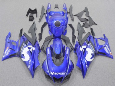 Migliori Carena Moto Yamaha YZF R3/R25 2022-2024 - Blu Bianco Nero MoviStar ENEOS Yamalube