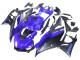 Migliori Carena Moto Yamaha YZF R3/R25 2022-2024 - Blu Nero Opaco