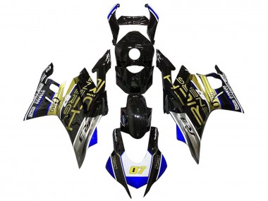 Migliori Carena Moto Yamaha YZF R3/R25 2022-2024 - Bianco Blu Oro Nero Lucido