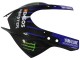 Migliori Carena Moto Yamaha YZF R3/R25 2022-2024 - Blu Verde Nero Mostro Yamalube ENEOS