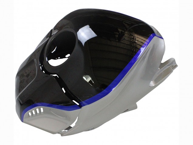 Migliori Carena Moto Yamaha YZF R3/R25 2022-2024 - Argento Blu Nero Lucido