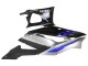 Migliori Carena Moto Yamaha YZF R3/R25 2022-2024 - Argento Blu Nero Lucido