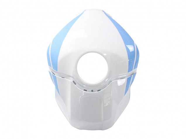 Migliori Carena Moto Yamaha YZF R3/R25 2022-2024 - Bianco Azzurro Chiaro