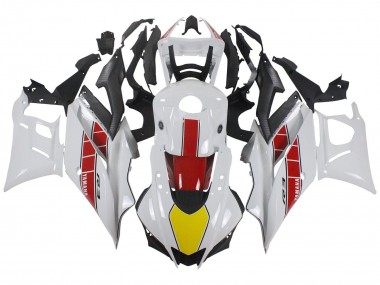 Migliori Carena Moto Yamaha YZF R3/R25 2022-2024 - Bianco Rosso Giallo Nero