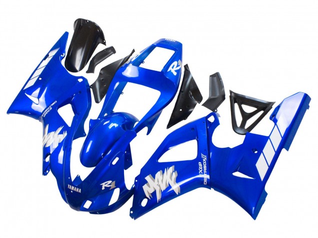 Migliori Carena Moto Yamaha YZF 1000 R1 1998-1999 - Blu Bianco