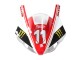 Migliori Carena Moto Yamaha YZF 1000 R1 1998-1999 - Rosso Bianco Nero Giallo Mostro Milwaukee MAXXIS 11