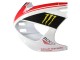 Migliori Carena Moto Yamaha YZF 1000 R1 1998-1999 - Rosso Bianco Nero Giallo Mostro Milwaukee MAXXIS 11