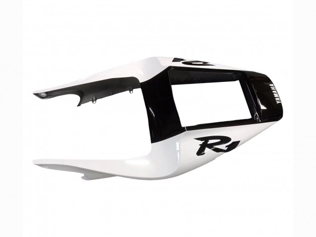 Migliori Carena Moto Yamaha YZF 1000 R1 1998-1999 - Bianco Nero Lucido