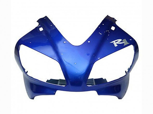 Migliori Carena Moto Yamaha YZF 1000 R1 1998-1999 - Blu Bianco Nero Lucido