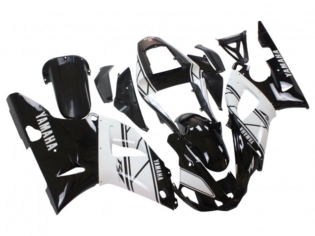 Migliori Carena Moto Yamaha YZF 1000 R1 2000-2001 - Bianco Nero