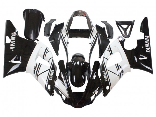 Migliori Carena Moto Yamaha YZF 1000 R1 2000-2001 - Bianco Nero