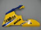 Migliori Carena Moto Yamaha YZF 1000 R1 2000-2001 - Bianco Giallo Blu Motul Cammello