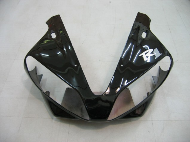 Migliori Carena Moto Yamaha YZF 1000 R1 2000-2001 - Nero Lucido Bianco Decal