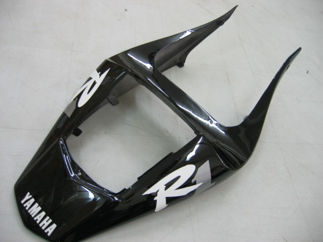 Migliori Carena Moto Yamaha YZF 1000 R1 2000-2001 - Nero Lucido Bianco Decal