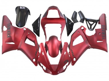 Migliori Carena Moto Yamaha YZF 1000 R1 2000-2001 - Rosso Opaco