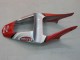 Migliori Carena Moto Yamaha YZF 1000 R1 2000-2001 - Argento Rosso Fortuna Motul