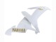Migliori Carena Moto Yamaha YZF 1000 R1 2002-2003 - Bianco Oro Decals